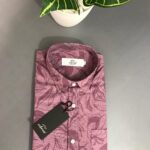 Viscose Slub Print (Leaf Prints)