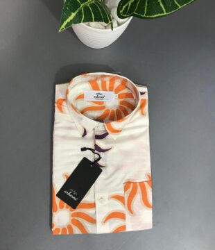 30s Slub Cotton (Sun Prints) - Orange