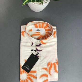 30s Slub Cotton (Sun Prints) - Orange